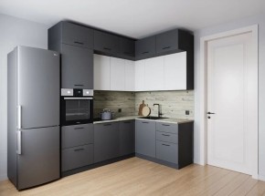 Кухонный гарнитур Меренга 2200*1700 (Стол. 26мм) в Кунгуре - kungur.ok-mebel.com | фото