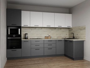 Кухонный гарнитур Меренга 3200*1400 (Стол. 38 мм) в Кунгуре - kungur.ok-mebel.com | фото