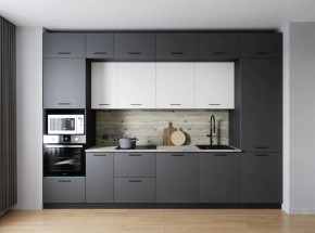 Кухонный гарнитур Меренга 3400 (Стол. 26мм) в Кунгуре - kungur.ok-mebel.com | фото