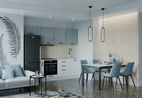 Кухонный гарнитур Ниагара 2550 (Стол. 38мм) в Кунгуре - kungur.ok-mebel.com | фото