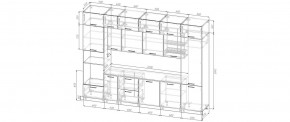Кухонный гарнитур Санторини 3400 (Стол. 38мм) в Кунгуре - kungur.ok-mebel.com | фото 2
