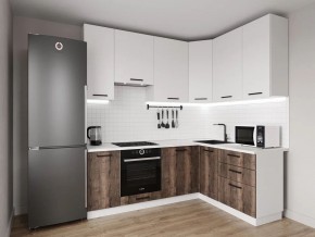 Кухонный гарнитур Старое Дерево 2200*1600 h950 (Стол. 26мм) в Кунгуре - kungur.ok-mebel.com | фото