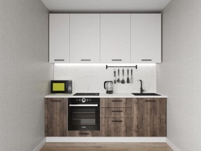 Кухонный гарнитур Старое Дерево 2200 h950 (Стол. 38мм) в Кунгуре - kungur.ok-mebel.com | фото