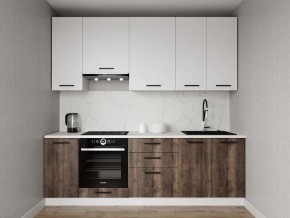 Кухонный гарнитур Старое Дерево 2400 h950 (Стол. 38мм) в Кунгуре - kungur.ok-mebel.com | фото