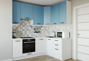 Кухонный гарнитур угловой Капри 2200х1600 h950 (Стол. 26мм) в Кунгуре - kungur.ok-mebel.com | фото