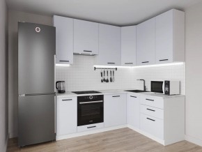 Кухонный гарнитур угловой Смоки 2200*1600 h950 (Стол. 26мм) в Кунгуре - kungur.ok-mebel.com | фото