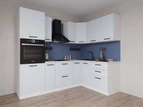 Кухонный гарнитур угловой Смоки 2400*1600 (Стол. 26мм) в Кунгуре - kungur.ok-mebel.com | фото