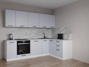 Кухонный гарнитур угловой Смоки 2600*1600 (Стол. 38 мм) в Кунгуре - kungur.ok-mebel.com | фото