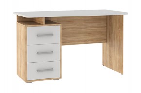 ЛАЙТ 2 Стол компьютерный (1200)  дуб сонома/белый в Кунгуре - kungur.ok-mebel.com | фото