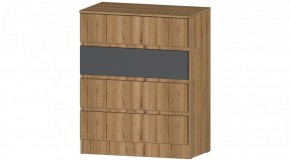 ЛЕНОРА Комод 4 ящика (графит) в Кунгуре - kungur.ok-mebel.com | фото