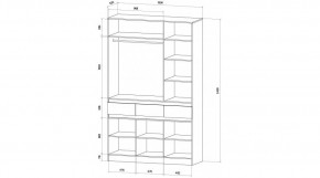 ЛЕНОРА Спальный гарнитур (модульный) кашемир в Кунгуре - kungur.ok-mebel.com | фото 9