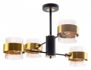 Люстра на штанге Arte Lamp Carlo A8205SP-4BK в Кунгуре - kungur.ok-mebel.com | фото