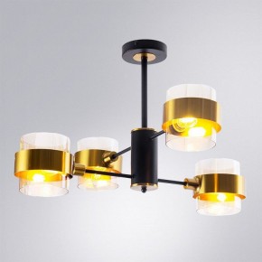 Люстра на штанге Arte Lamp Carlo A8205SP-4BK в Кунгуре - kungur.ok-mebel.com | фото 2