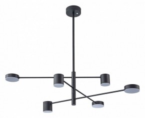 Люстра на штанге Arte Lamp Stanley A2476PL-40BK в Кунгуре - kungur.ok-mebel.com | фото