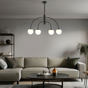 Люстра на штанге Eurosvet Cenacolo 30179/4 черный в Кунгуре - kungur.ok-mebel.com | фото 2