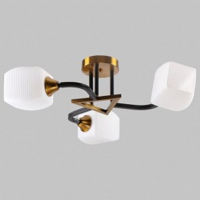 Люстра на штанге Imex MD.52009 MD.52009-3-S-BK+GAB в Кунгуре - kungur.ok-mebel.com | фото