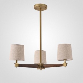 Люстра на штанге Imperiumloft Jorgenson Beige/Dark wood STAVRA01 в Кунгуре - kungur.ok-mebel.com | фото