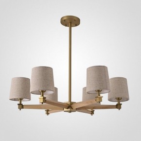 Люстра на штанге Imperiumloft Jorgenson Beige/Light wood STAVRA01 в Кунгуре - kungur.ok-mebel.com | фото