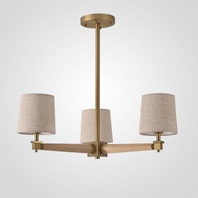 Люстра на штанге Imperiumloft Jorgenson Beige/Light wood STAVRA01 в Кунгуре - kungur.ok-mebel.com | фото