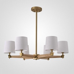Люстра на штанге Imperiumloft Jorgenson White/Light wood STAVRA01 в Кунгуре - kungur.ok-mebel.com | фото