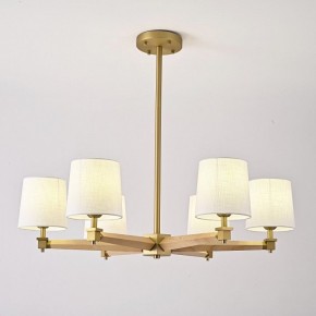 Люстра на штанге Imperiumloft Jorgenson White/Light wood STAVRA01 в Кунгуре - kungur.ok-mebel.com | фото 2