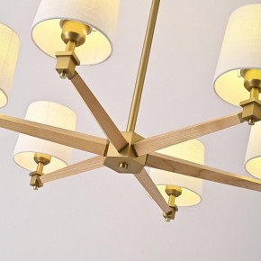 Люстра на штанге Imperiumloft Jorgenson White/Light wood STAVRA01 в Кунгуре - kungur.ok-mebel.com | фото 7