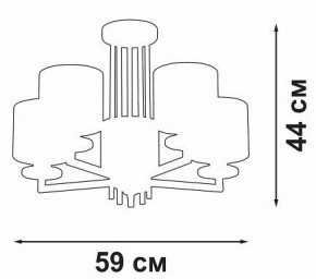 Люстра на штанге Vitaluce V3069 V3069-8/5PL в Кунгуре - kungur.ok-mebel.com | фото 3