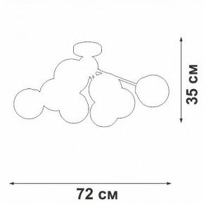 Люстра на штанге Vitaluce V3772 V3772-8/8PL в Кунгуре - kungur.ok-mebel.com | фото 4