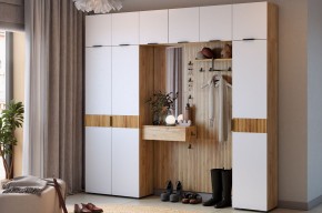МЕБЕЛЬСОН К12 Прихожая (белое дерево) в Кунгуре - kungur.ok-mebel.com | фото