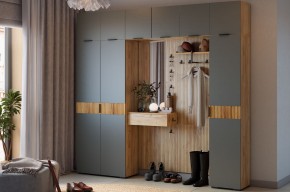 МЕБЕЛЬСОН К12 Прихожая (графит) в Кунгуре - kungur.ok-mebel.com | фото