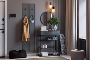 МЕБЕЛЬСОН К19 Прихожая (графит) в Кунгуре - kungur.ok-mebel.com | фото
