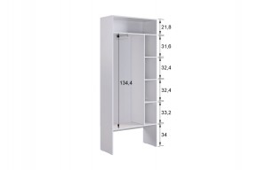МЕРСИ Прихожая (модульная) графит в Кунгуре - kungur.ok-mebel.com | фото 5