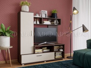 МИНИ Стенка (1500) ЛДСП (Дуб беленый/венге) в Кунгуре - kungur.ok-mebel.com | фото