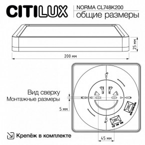 Накладной светильник Citilux Norma CL748K200 в Кунгуре - kungur.ok-mebel.com | фото 11