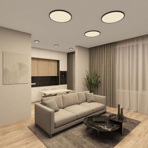 Накладной светильник Denkirs THIN DK6522-BK в Кунгуре - kungur.ok-mebel.com | фото 4