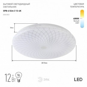 Накладной светильник Эра Slim SPB-6 Slim 3 12-4K в Кунгуре - kungur.ok-mebel.com | фото 2
