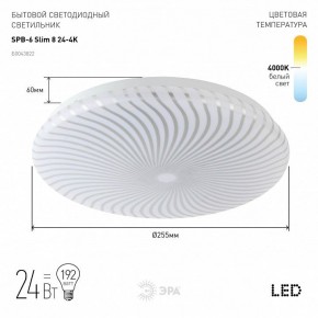Накладной светильник Эра Slim SPB-6 Slim 8 24-4K в Кунгуре - kungur.ok-mebel.com | фото 2