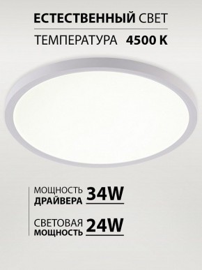 Накладной светильник Natali Kovaltseva PLAIN LED LAMPS 81113/3C в Кунгуре - kungur.ok-mebel.com | фото 3