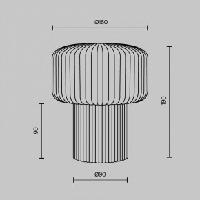 Настольная лампа декоративная Maytoni Omaggio MOD404TL-01BG в Кунгуре - kungur.ok-mebel.com | фото 6