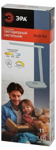 Настольная лампа офисная Эра  NLED-502-11W-W в Кунгуре - kungur.ok-mebel.com | фото 6