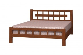 НАТАЛИ-5 Кровать из массива (Орех) в Кунгуре - kungur.ok-mebel.com | фото 2