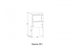 НИКОЛЬ 25 Шкаф 5-ти створчатый в Кунгуре - kungur.ok-mebel.com | фото 7