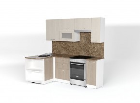 ОЛЬГА Кухонный гарнитур Прайм 2 (1300*2100 мм) в Кунгуре - kungur.ok-mebel.com | фото 3