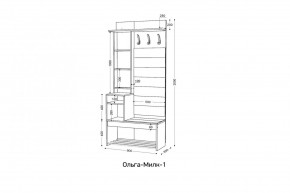 ОЛЬГА-МИЛК Прихожая (модульная) в Кунгуре - kungur.ok-mebel.com | фото 2