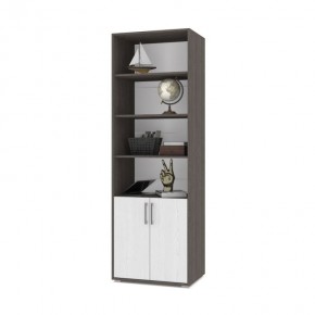ОЛИВИЯ О21 Шкаф-стеллаж (анкор темный/анкор светлый) в Кунгуре - kungur.ok-mebel.com | фото
