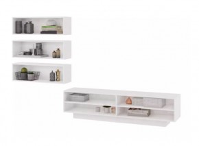 ПАОЛА Гостиная (Белый/Белый) в Кунгуре - kungur.ok-mebel.com | фото 2