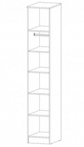 КОСТА-РИКА Пенал (шимо темный/шимо светлый) в Кунгуре - kungur.ok-mebel.com | фото 2