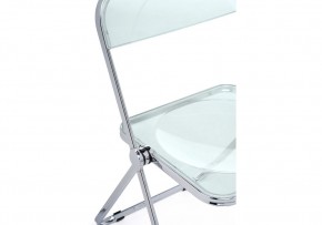 Пластиковый стул Fold складной clear gray-blue в Кунгуре - kungur.ok-mebel.com | фото 7
