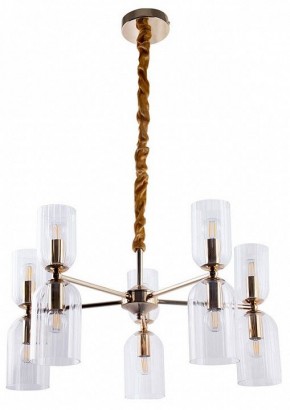 Подвесная люстра Arte Lamp Charm A1623LM-10GO в Кунгуре - kungur.ok-mebel.com | фото