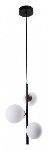 Подвесная люстра Arte Lamp Gemini A2243SP-3BK в Кунгуре - kungur.ok-mebel.com | фото 2
